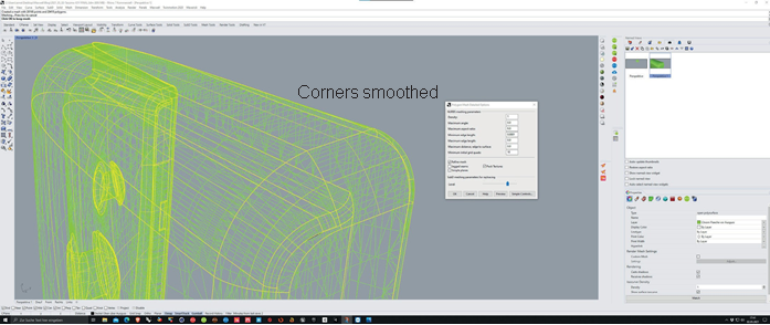 setting for basic renders in rhino